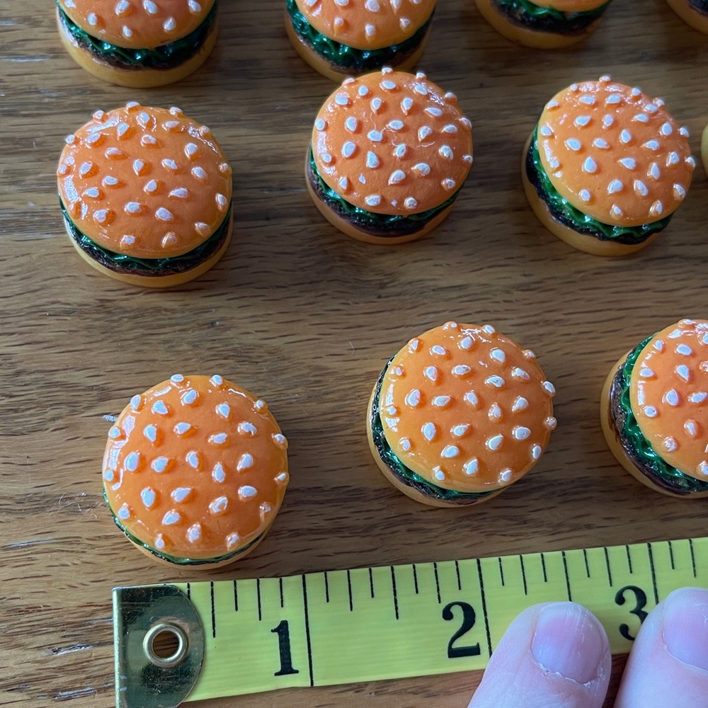 NEW Positive Hamburger Cards with Mini Burger Figures🌺 - Picture 4 of 5